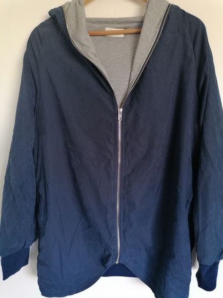 Jackets & Blazers - Apricot Womens Jacket Size 10 Blue Grey Oversized Really Nice Style Ready For Au